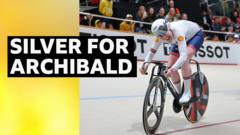 Archibald wins historic silver at World Track Cycling Championships