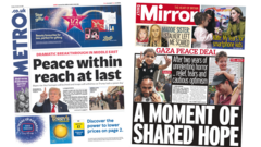 The Papers:  'Peace within reach' and 'A moment of shared hope'