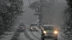 UK snow and ice warnings as weather turns colder