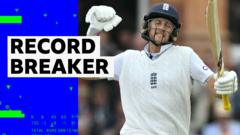 ‘England’s greatest’ – best shots from Root’s record-breaking 100