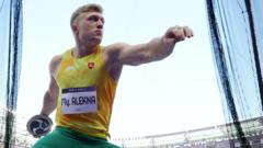 Lithuania's Alekna smashes discus world record