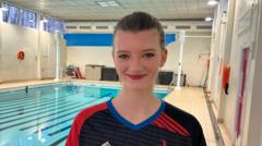 Teen amputee sets sights on para-swimming win