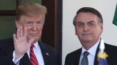 Trump tells Brazil to stop 'witch hunt' against Bolsonaro