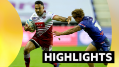 Wigan top table after win over Wakefield