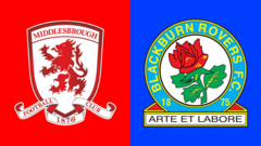 Pick of the stats: Middlesbrough v Blackburn Rovers