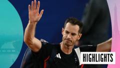 Doubles defeat ends Murray’s ‘phenomenal’ career – highlights