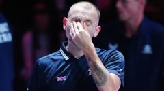 GB’s Davis Cup Finals hopes over as Evans & Draper lose