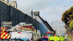 Two taken to hospital after serious fire in Aberdeen