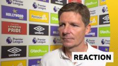 ‘We gave them too much’ – Glasner reacts to Palace loss