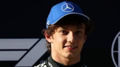 Antonelli youngest polesitter after Russell issues in China