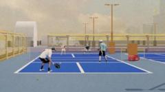 Top of car park set to become pickleball courts