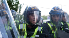Five jailed for violence at Henry Nowak police protest