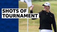 Incredible hole-in-one features in best shots of Women's Open