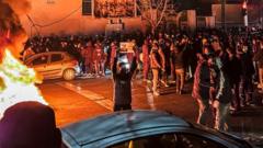 Why are there protests in Iran and what has Trump said about US action?