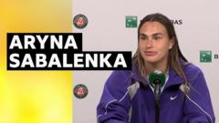 I feel 'really comfortable' on clay - Sabalenka