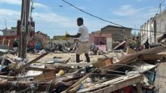 'We need food, we have no food' - desperation takes hold in Jamaica after hurricane