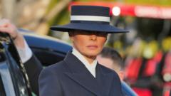 Melania's striking hat and other eye-catching looks