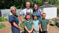 Green-fingered pupils cook with MasterChef finalist