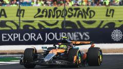 Norris sets Silverstone pace from Ferrari duo