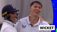 ‘What a moment!’ Hull claims maiden Test wicket