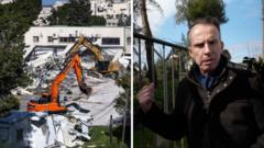 Watch: BBC visits UN compound Israel is demolishing in East Jerusalem