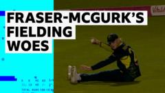 ‘He’s having a ‘mare!’ – Fraser-McGurk’s consecutive slip-ups