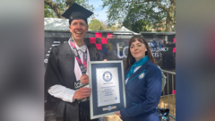 Oxford academic smashes marathon record