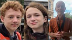 Dau fachgen yn 'haeddu gwobr' am helpu dyn sâl yn Tafwyl