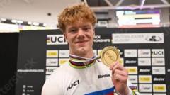 Welsh cyclist Hepburn storms to gold in Belgium