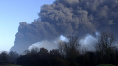 Homes still being built near oil depot blast site