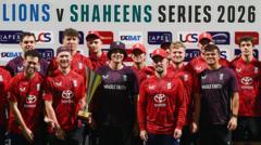 England Lions arrive back in UK from UAE