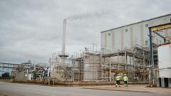 Chemical plant starts production after takeover
