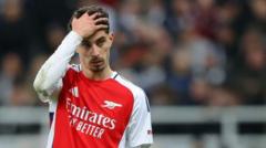 Havertz injured hamstring blocking shot in training