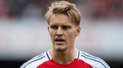 Odegaard ankle injury 'quite significant' - Arteta