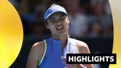 Raducanu knocked out of Australian Open by Potopova