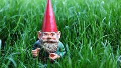 Couple tried claiming neighbour's land with gnome