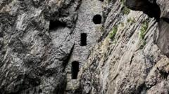 Pigeons or pirates? Mystery behind beach's secluded cave in the cliffs