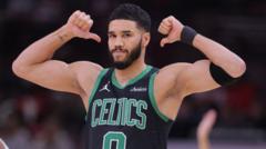 Tatum matches Bird record in win against Bulls