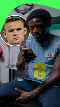 'You're an inspiration' - Rooney's message for Mainoo