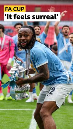 Semenyo 'grateful' after scoring the FA Cup winner