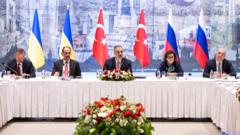Ukraine and Russia far apart in first direct talks, but prisoner swap agreed