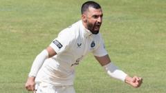 Middlesex build lead after Gohar five-for against Northants