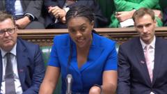 Watch: Badenoch questions Starmer on borrowing costs