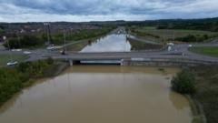 Amber warning as more heavy rain to hit flooded areas