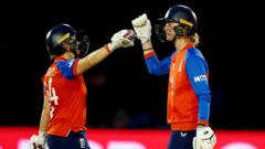 Capsey and Bell impress as England win T20 opener