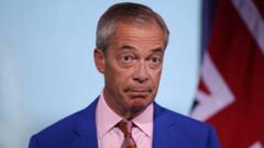 Farage is victim of by-election 'stitch-up', claims Reform's Scottish leader