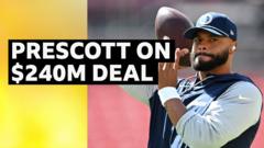 ‘I don’t play for money’ – Prescott on record NFL deal