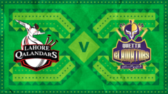 Lahore Qalandars v Quetta Gladiators - PSL scorecard