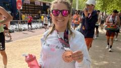 Pair help grateful runner to marathon PB after collapse 300 yards from finish