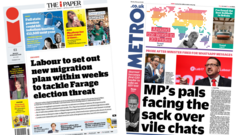 The Papers: 'MPs in vile chats' and 'Labour's plan to tackle Farage threat'